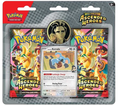Pokémon Ascended Heroes - 2 Pack Blister Tangela or Komola