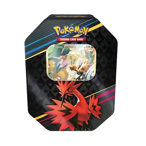 Crown Zenith Galarian Zapdos Tin