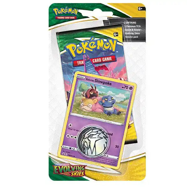 Evolving Skies Galarian Slowpoke Blister