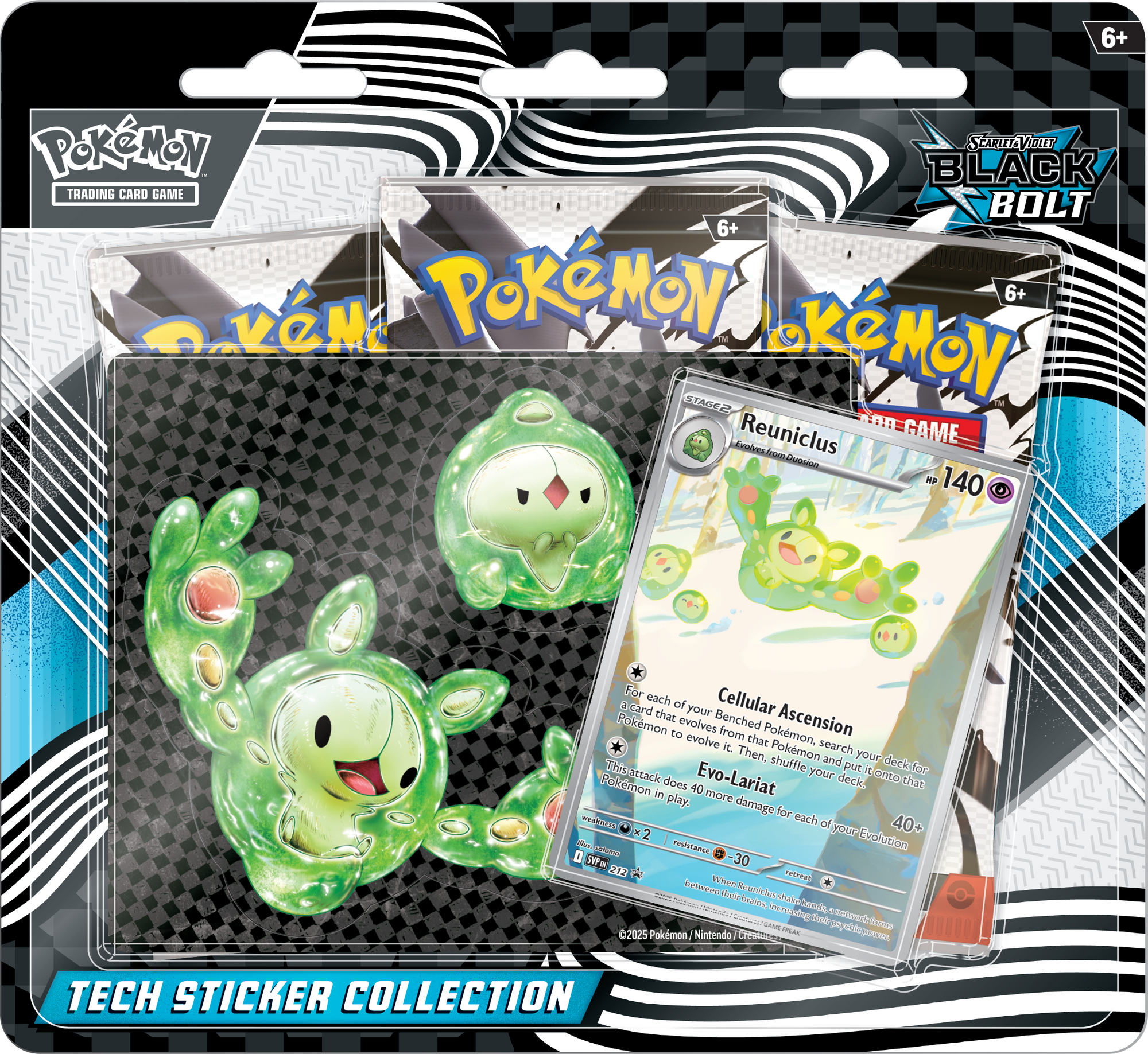 Pokémon Scarlet & Violet – Black Bolt Tech Sticker Coll Reuniclus