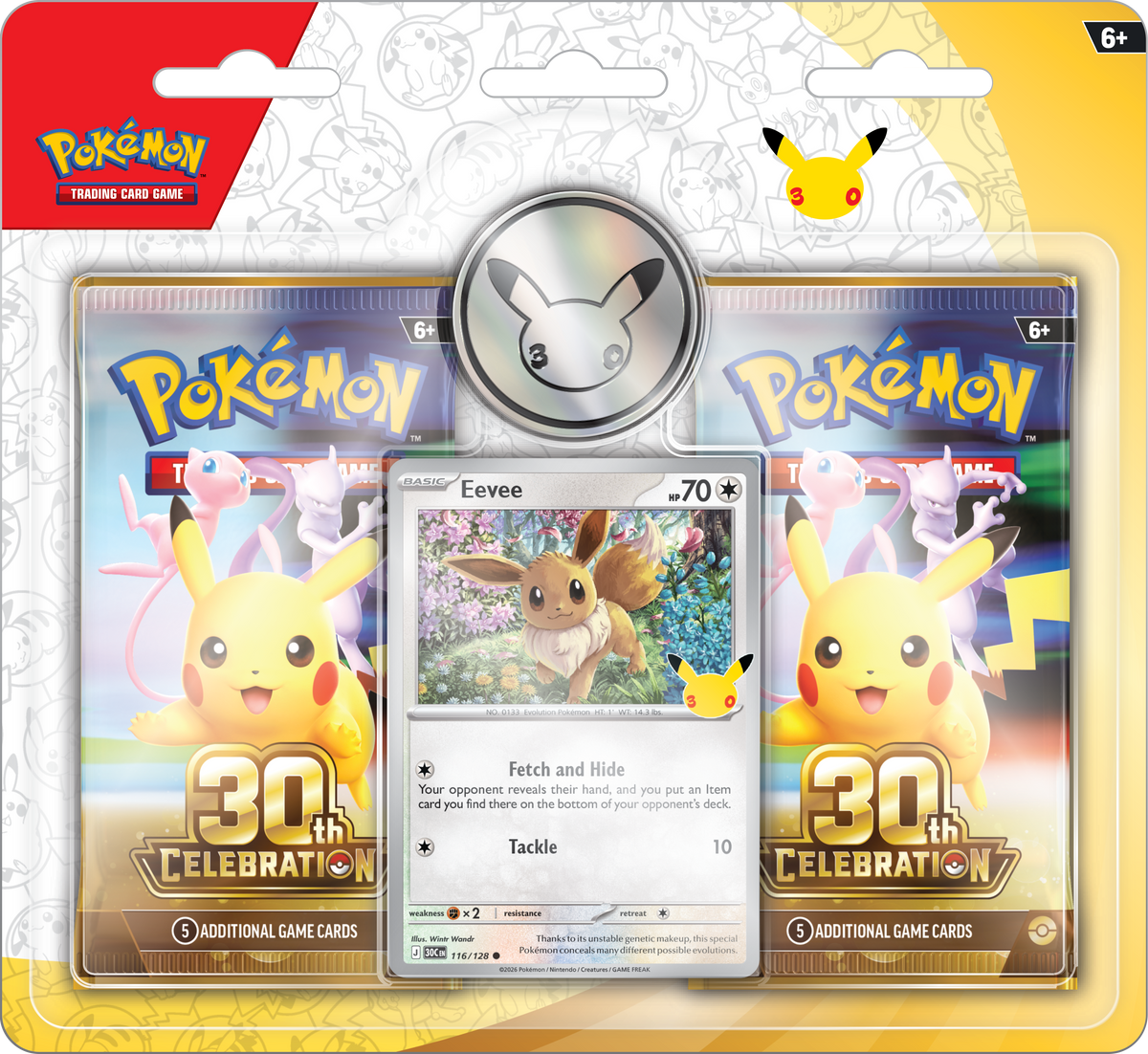 Pokémon 30th Celebration 2 Pack Blister