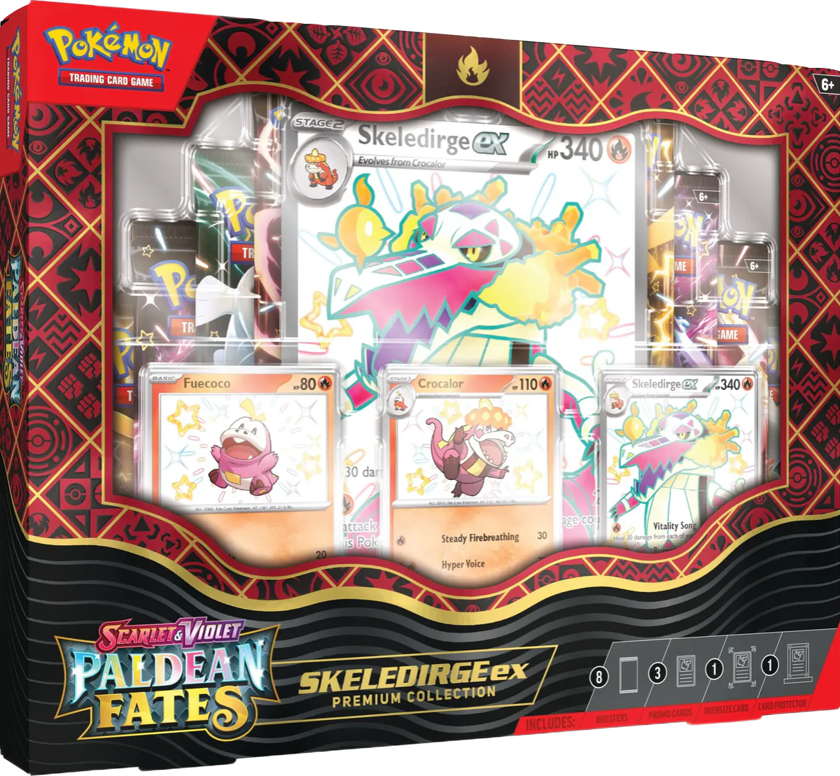 Paldean Fates Skeledirge ex Box