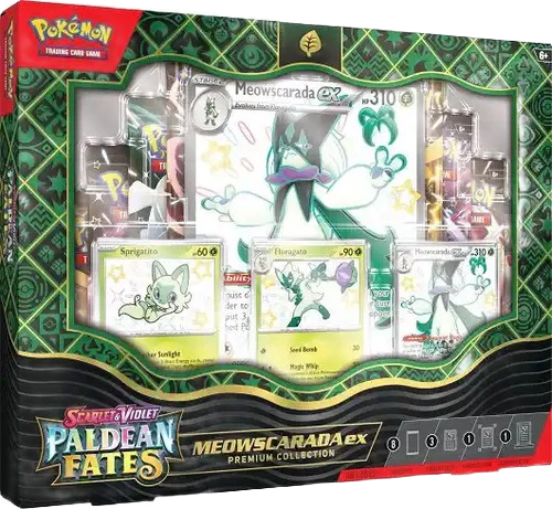 Paldean Fates Meowscarada ex Box