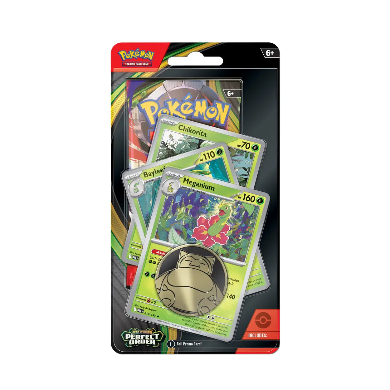 Pokémon Perfect Order - Premium Checklane Blister (Clawitzer, Steelix, Cinderace or Meganium)