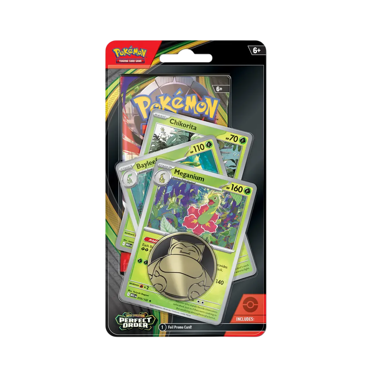 Pokémon Perfect Order - Premium Checklane Blister (Clawitzer, Steelix, Cinderace or Meganium)