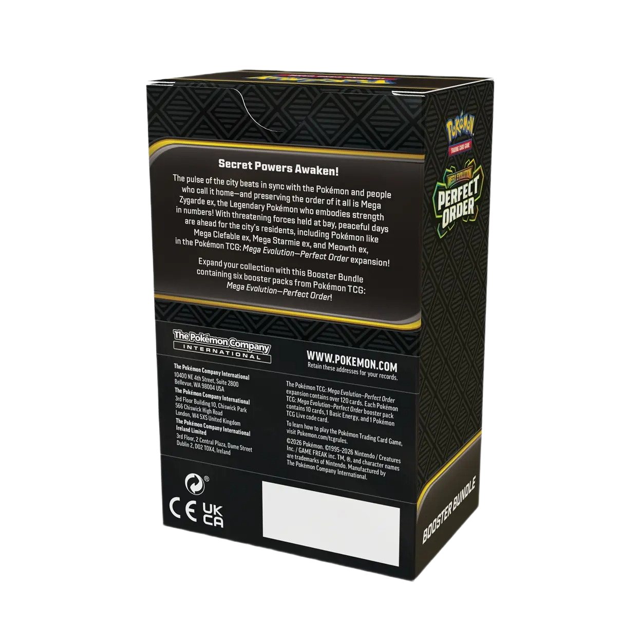 Pokémon Mega Evolutions Perfect Order Booster Bundle
