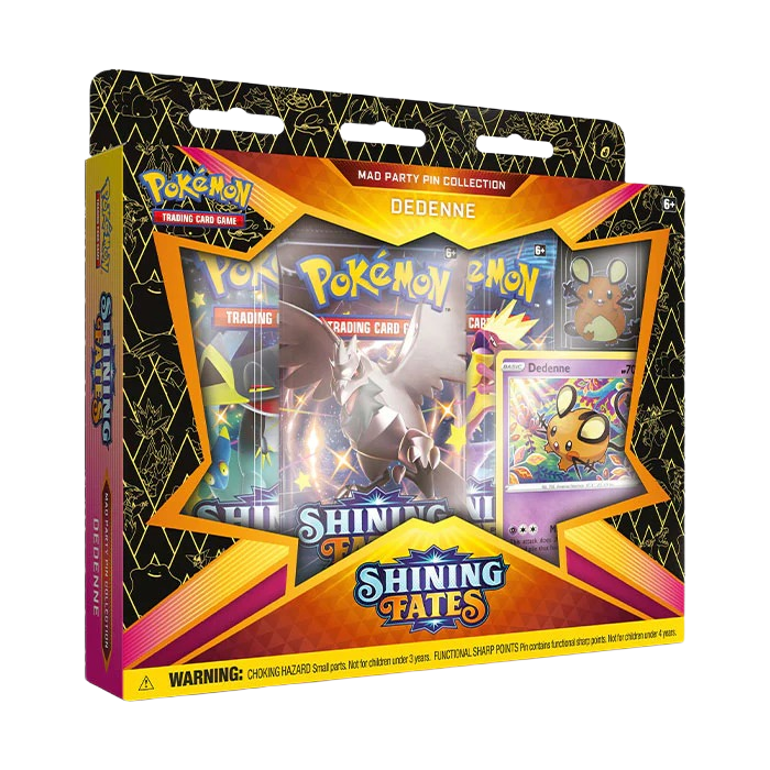 Shining Fates Pin Collection Box Dedenne