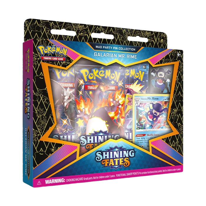 Shining Fates Pin Collection Box Galarian Mr. Rime