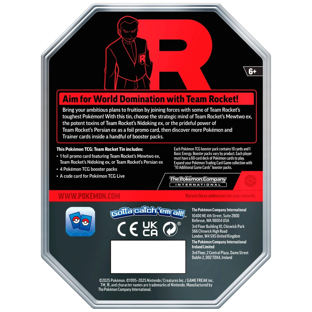 Pokémon - Team Rocket’s Tin Persian