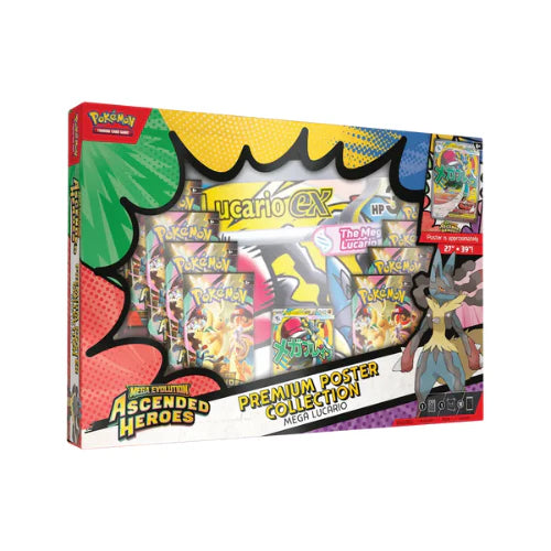 Pokémon Ascended Heroes - Premium Poster Collection: Mega Lucario or Mega Gardevoir