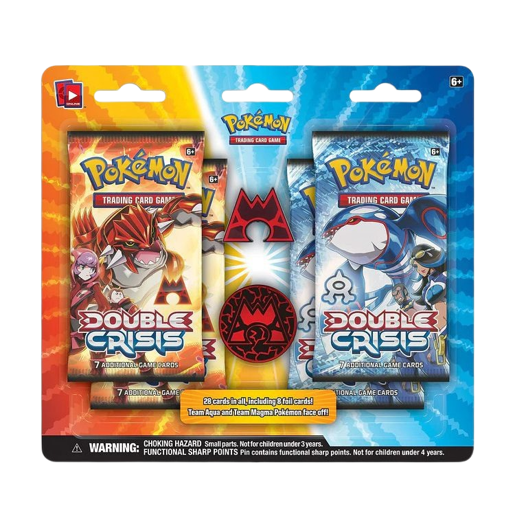 Pokémon XY Double Crisis Team Magma 4 Pack Blister