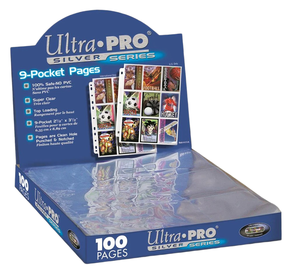 Ultra Pro - Hologram Silver 9-pocket Pages