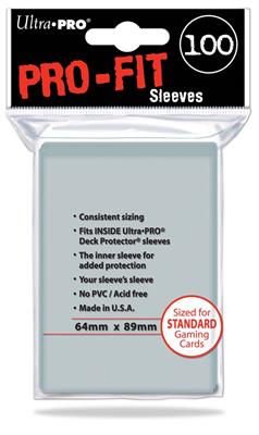 Ultra Pro - Pro-Fit Clear Standard Sleeves