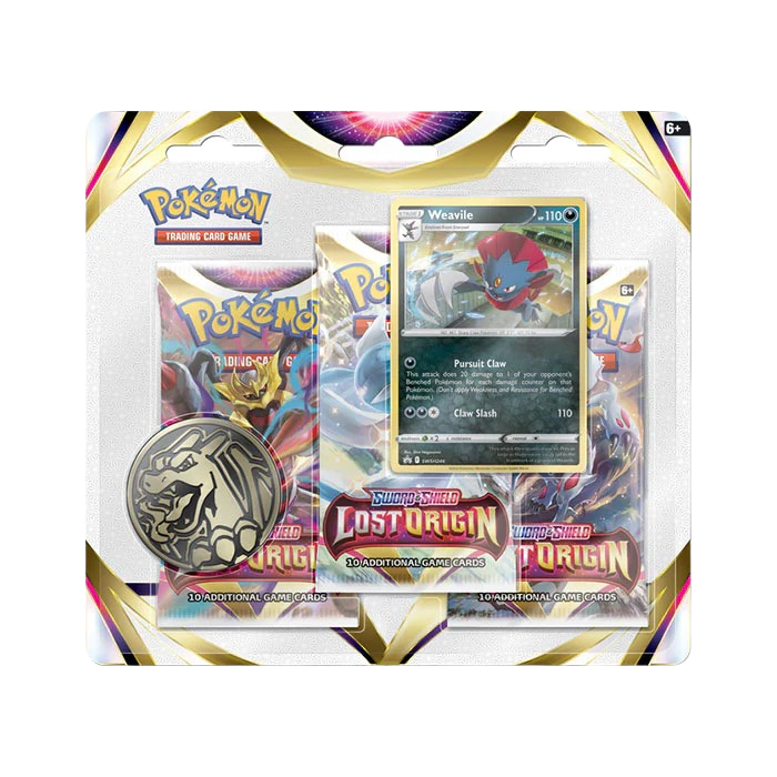 Lost Origin 3 Pack Blister Weavile