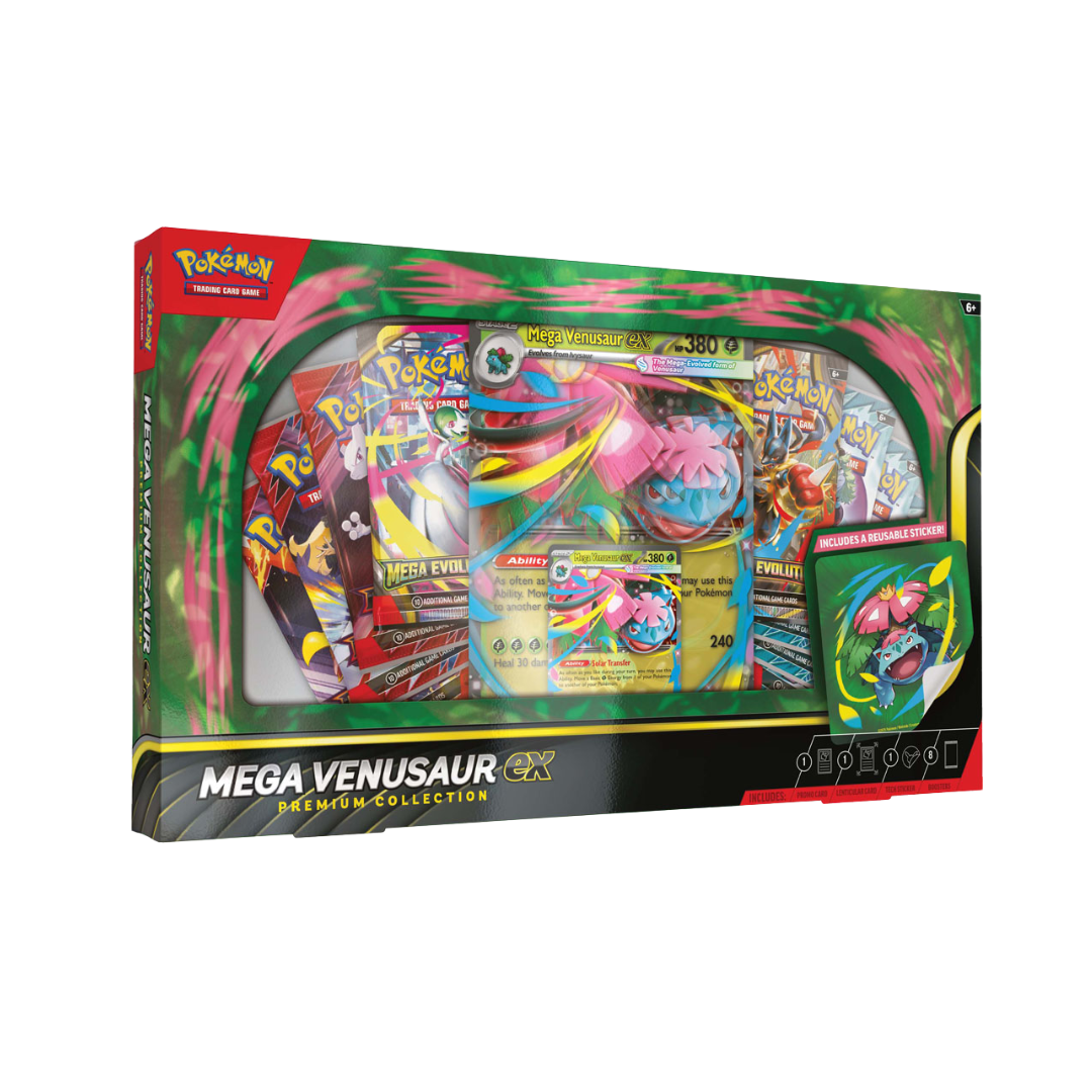 Pokémon Mega Evolution Phantasmal Flames - Mega Venusaur ex Premium Box