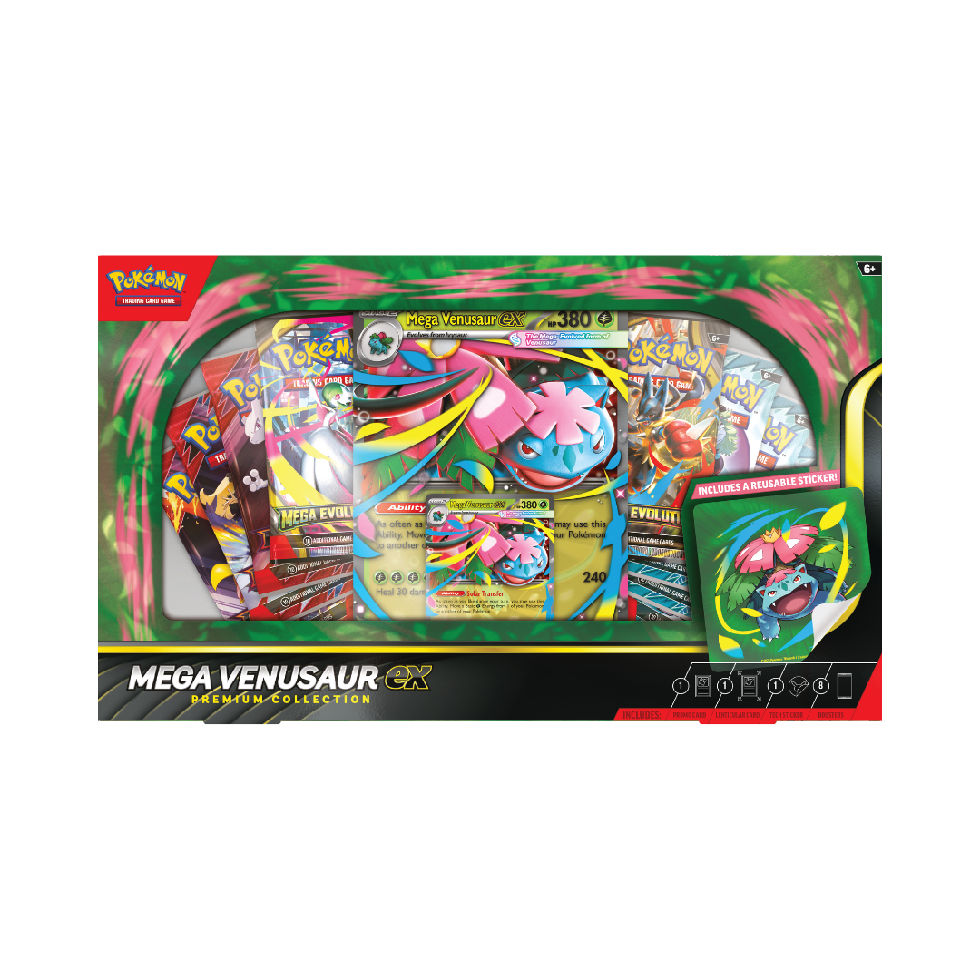 Pokémon Mega Evolution Phantasmal Flames - Mega Venusaur ex Premium Bo