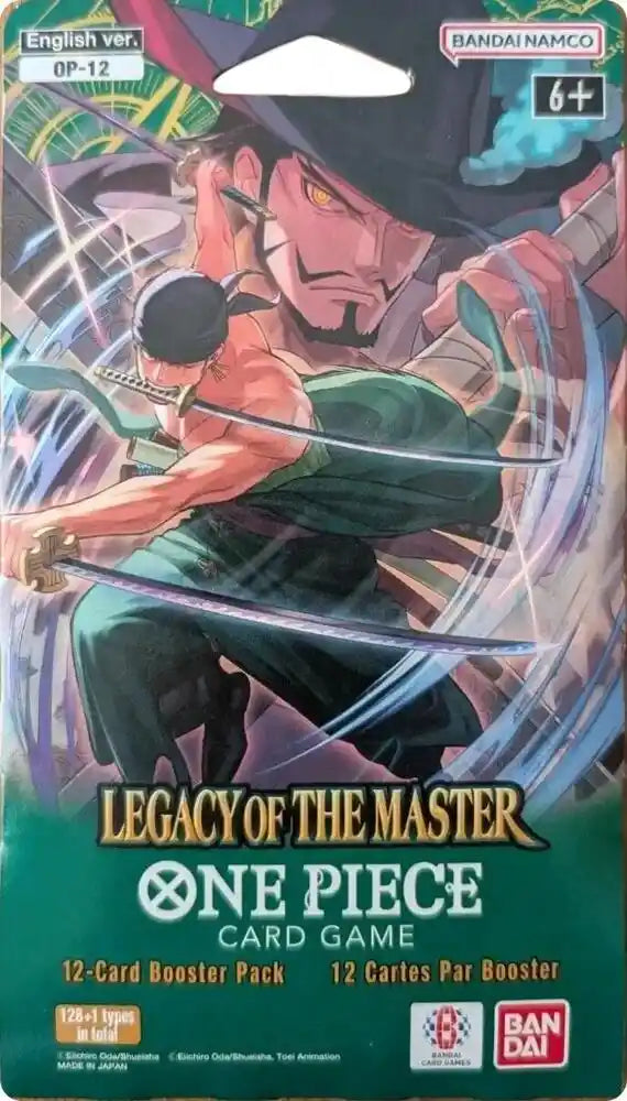 One Piece “Legacy of the Master” Sleeved Booster Pack (OP‑12)