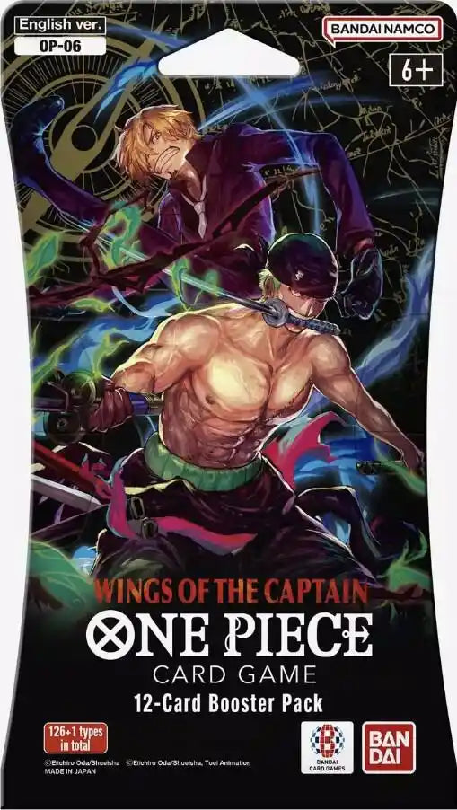 One Piece Wings of the Captain Sleeved Booster Pack (OP06)