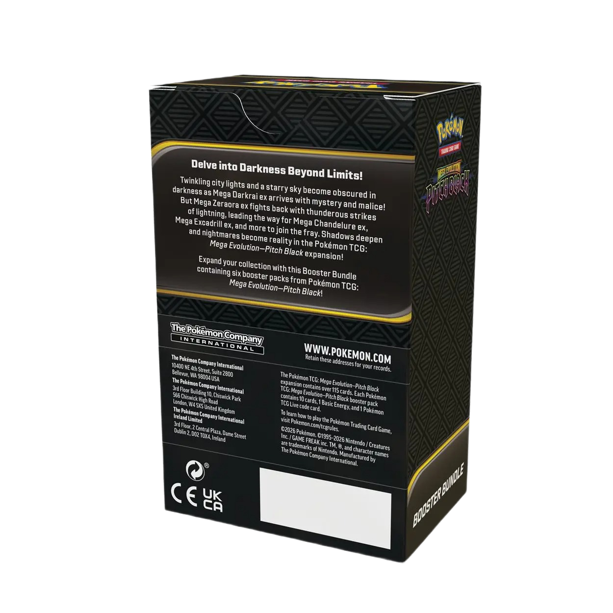 Pokémon Mega Evolutions Pitch Black Booster Bundle