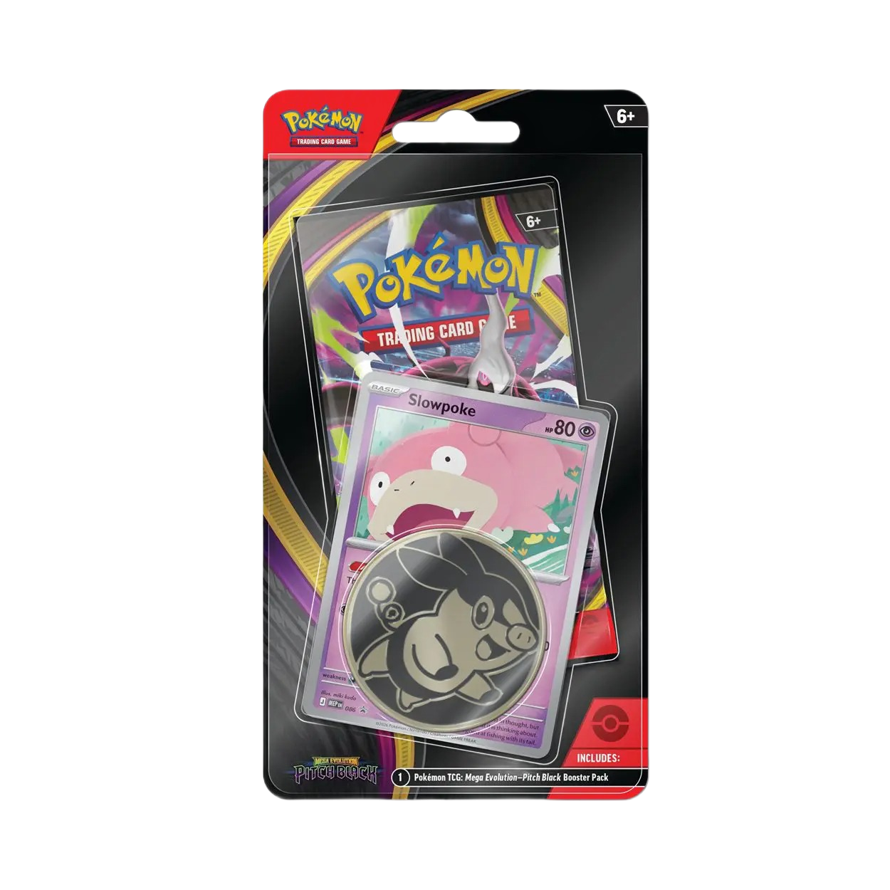 Pokémon Mega Evolutions Pitch Black Checklane Blister Slowpoke