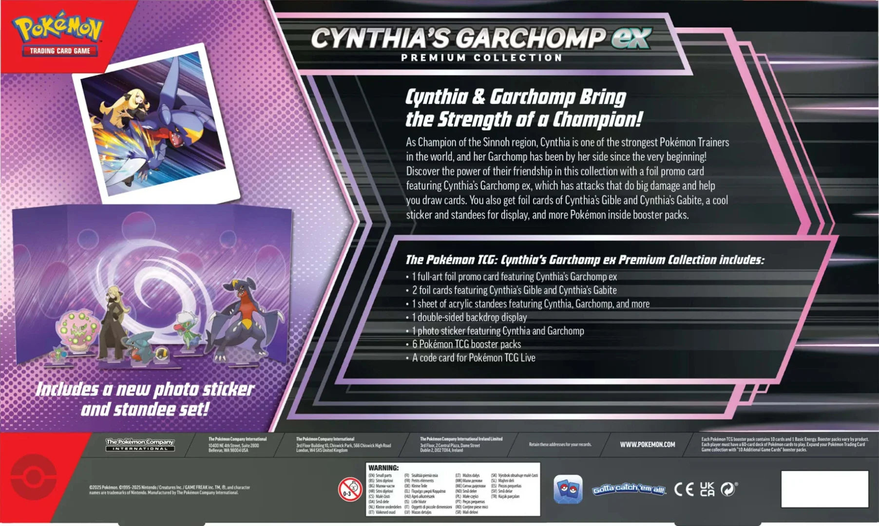 Pokémon – Cynthia's Garchomp ex Premium Collection