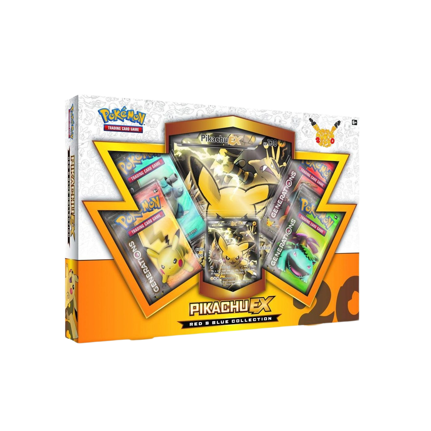 Pokémon XY Generations Red & Blue Collection Pikachu EX