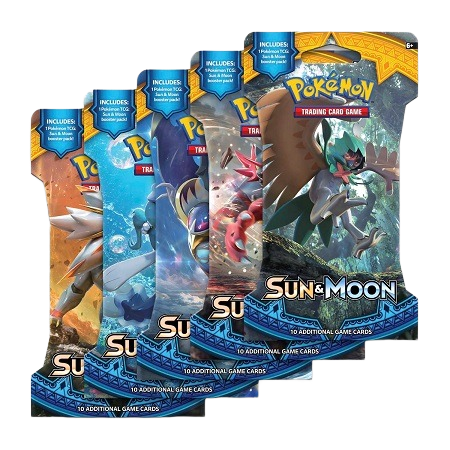 Pokémon Sun & Moon Base Set Sleeved Booster Pack