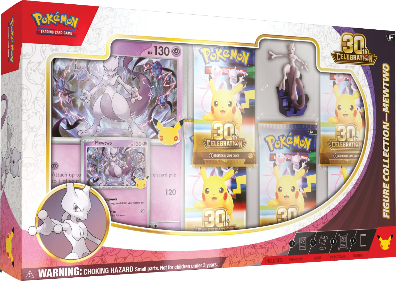 Pokémon 30th Celebration Figure Collection Mewtwo