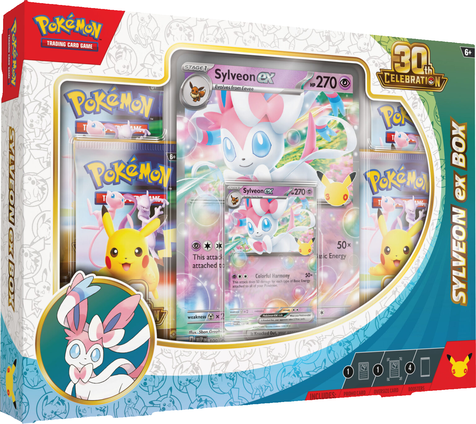 Pokémon 30th Celebration Sylveon EX Box