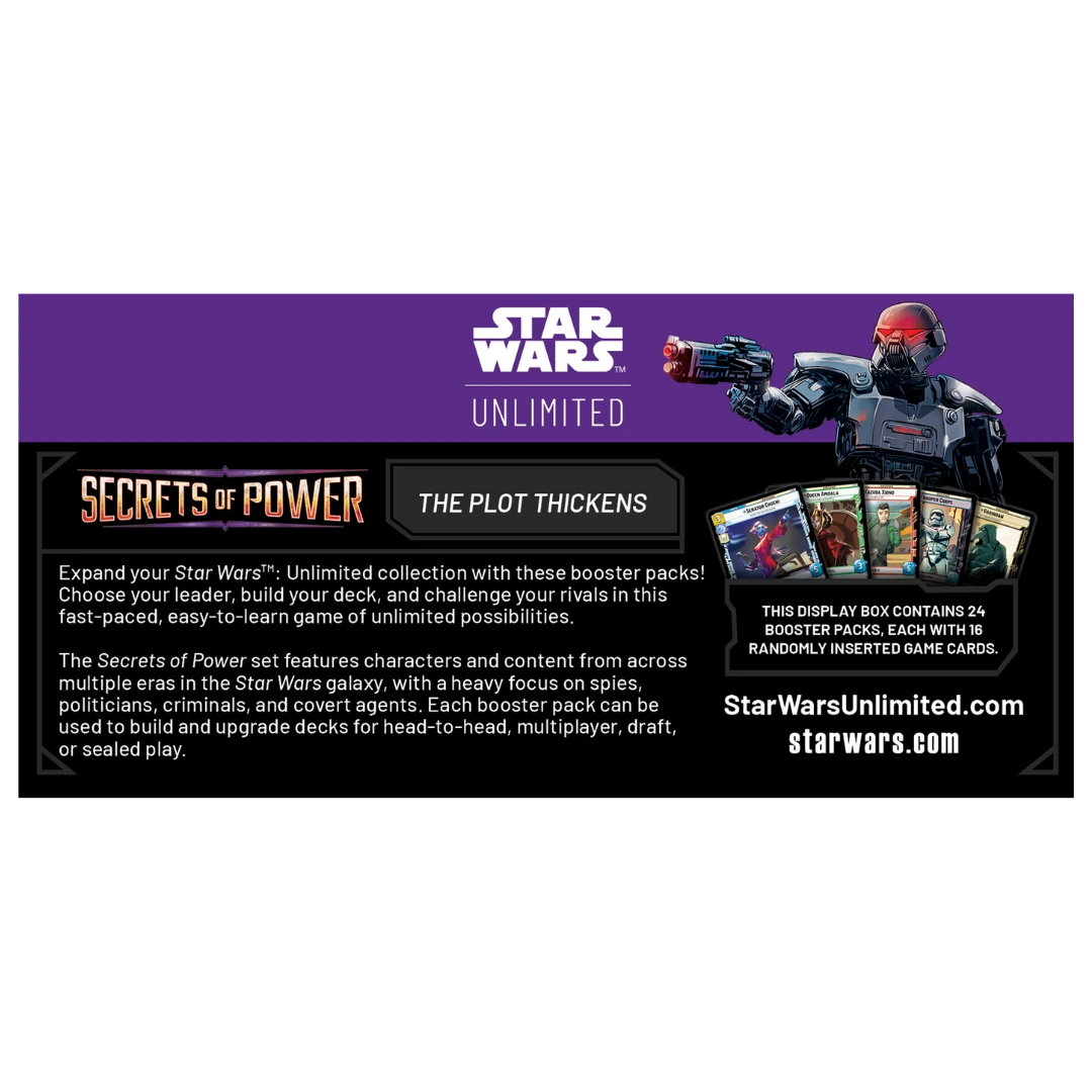 Star Wars Unlimited - Secrets of Power Booster Box Star Wars Unlimited - Secrets of Power Booster Box