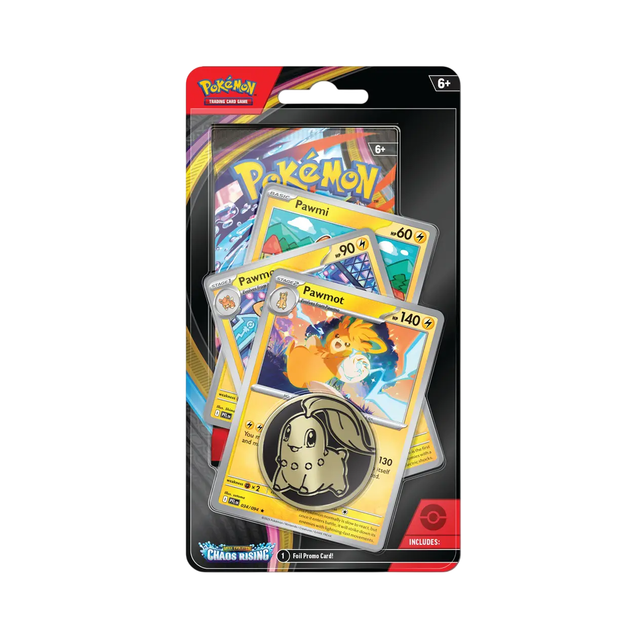 Pokémon Mega Evolutions Chaos Rising Premium Checklane Blister