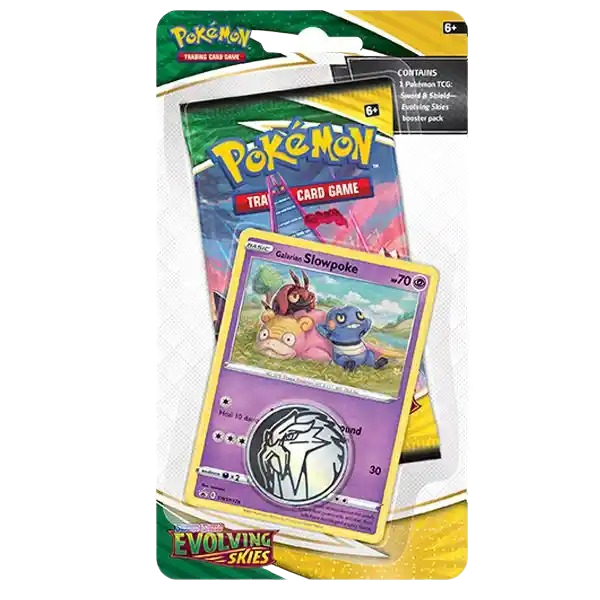 Evolving Skies Galarian Slowpoke Blister