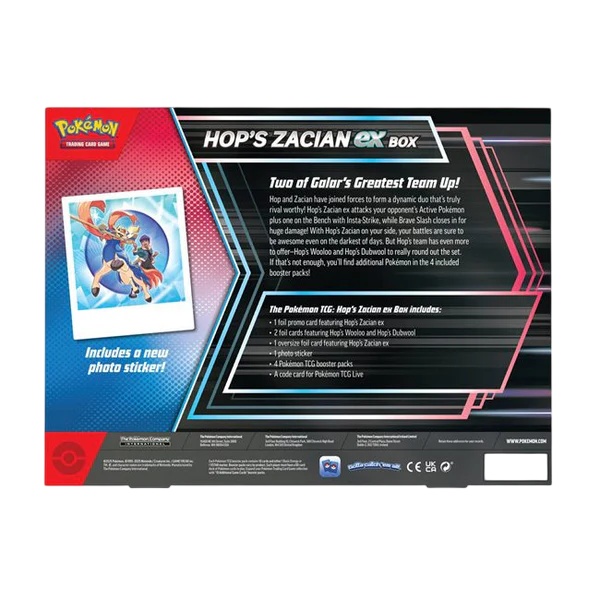 Pokémon – Hop's Zacian ex Box
