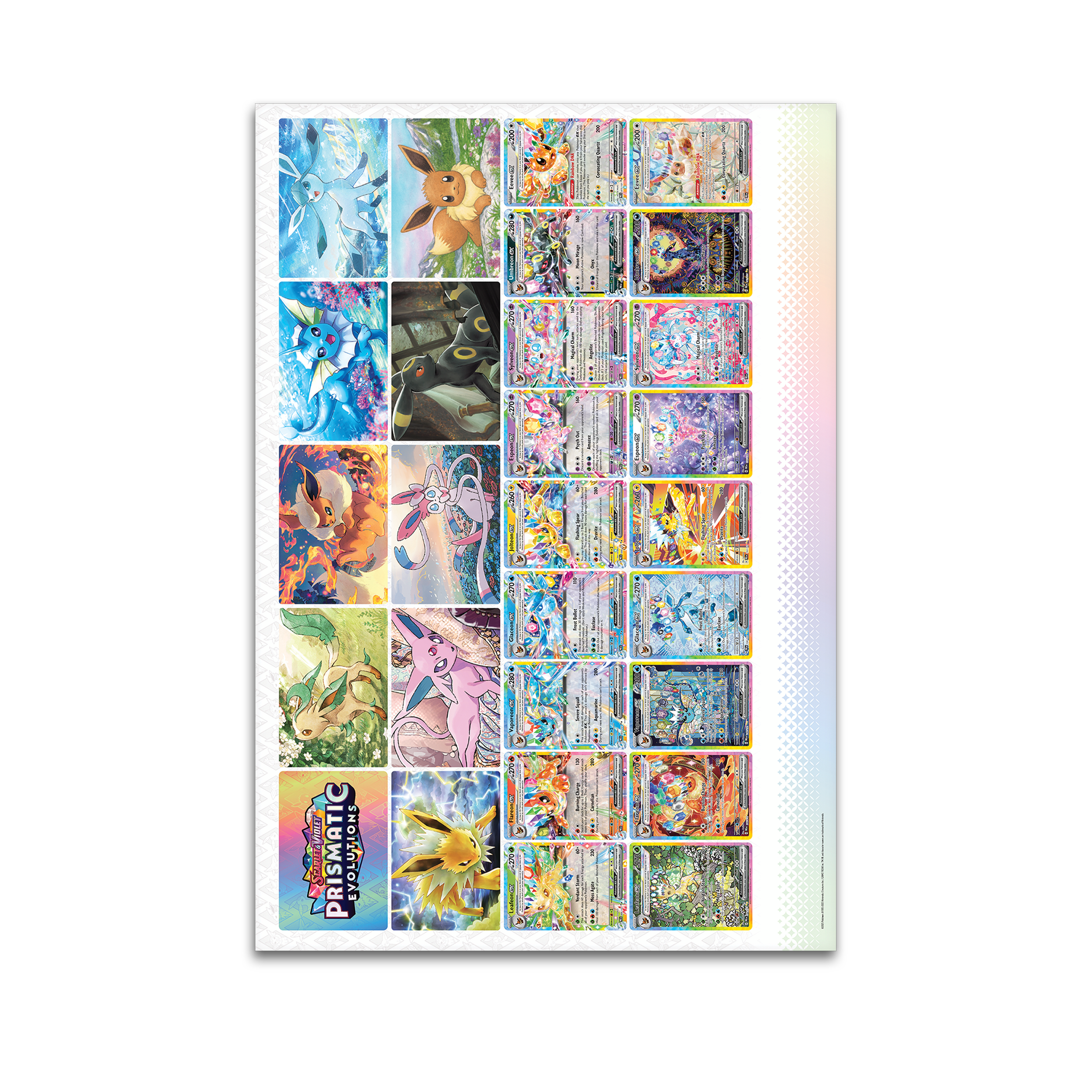 Pokémon Scarlet & Violet – Prismatic Evolutions Poster Collection