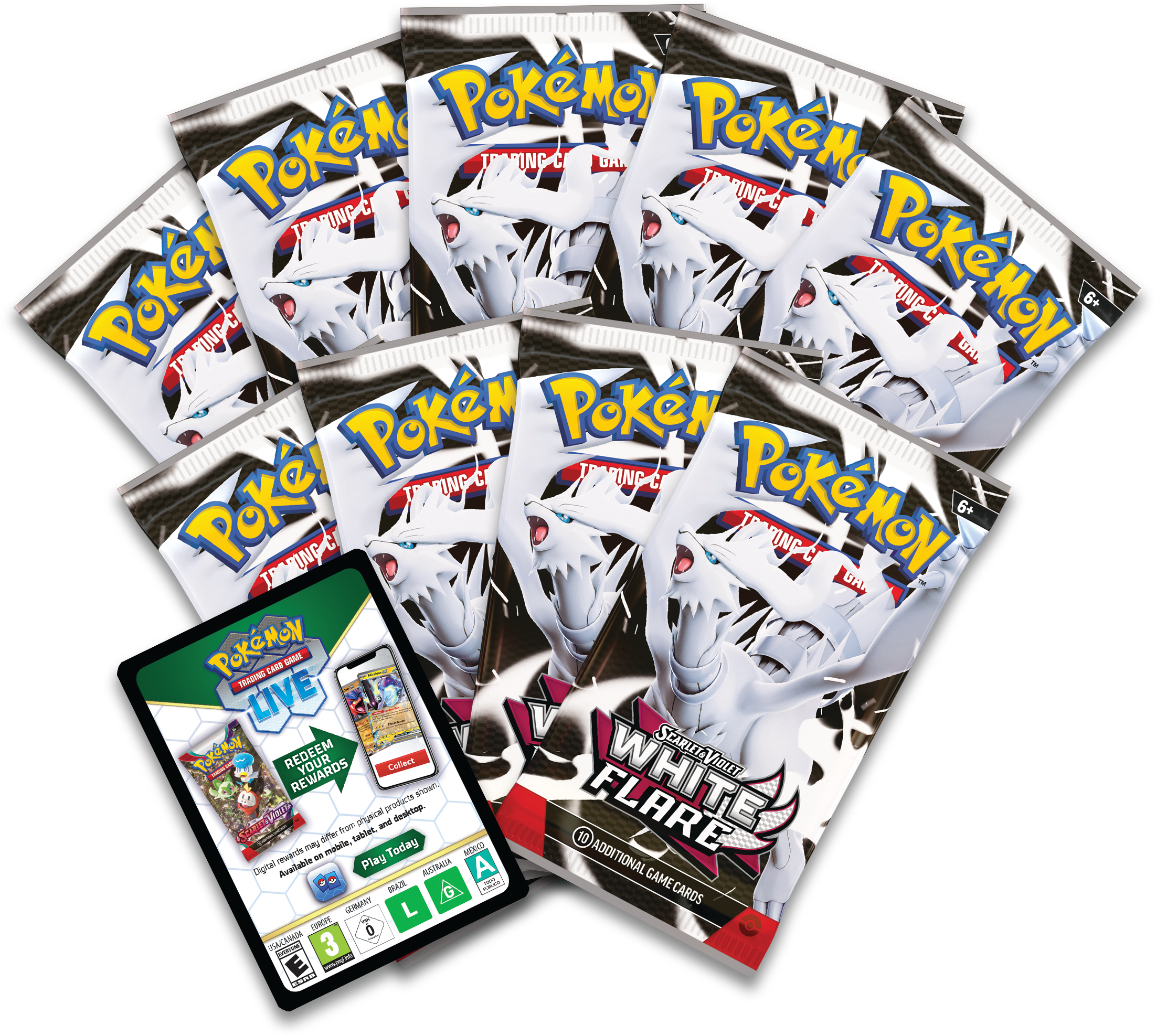 Pokémon Scarlet & Violet – White Flare Elite Trainer Box Reshiram