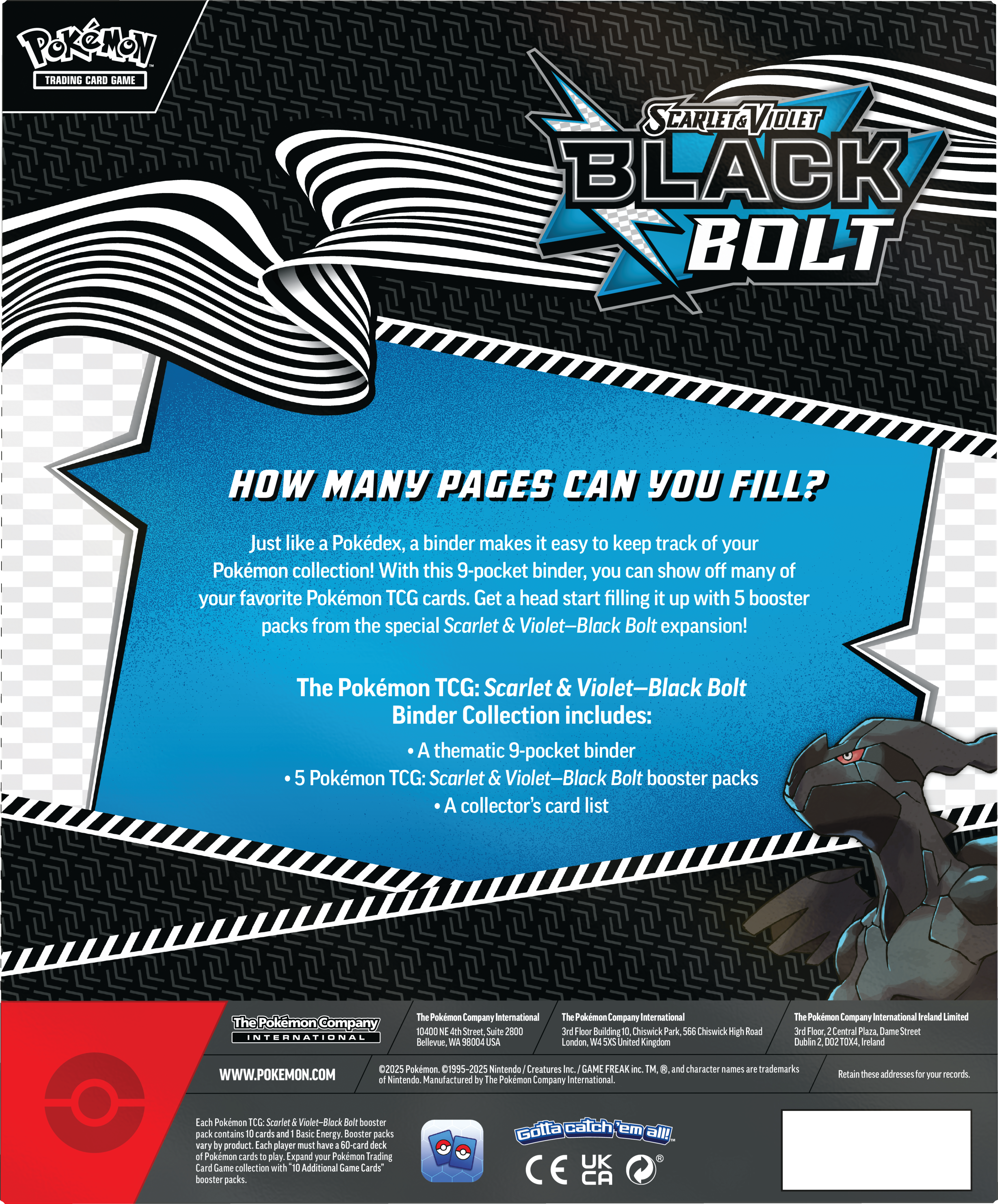 Pokémon Scarlet & Violet – Black Bolt Binder Collection