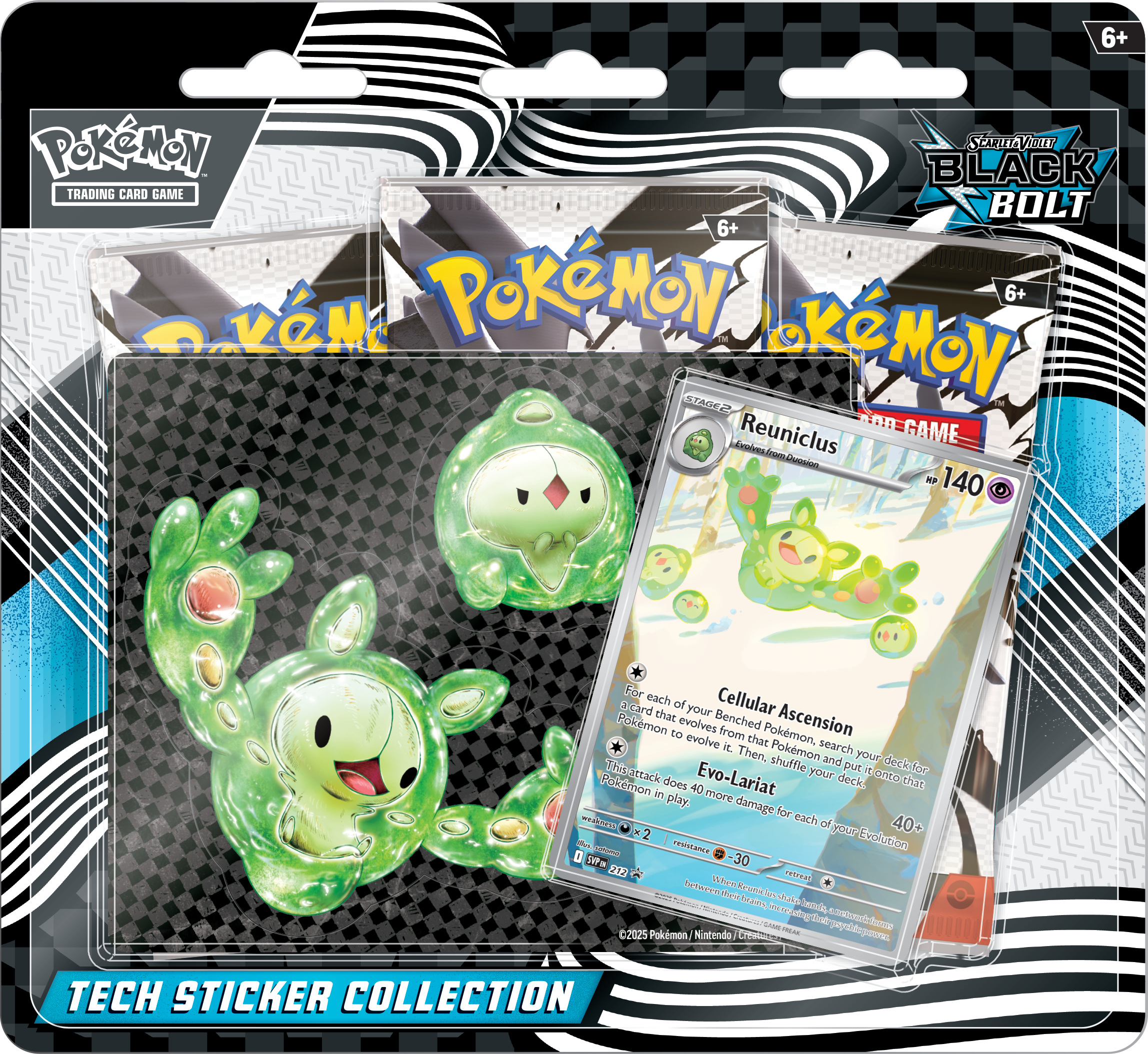 Pokémon Scarlet & Violet – Black Bolt Tech Sticker Coll Reuniclus