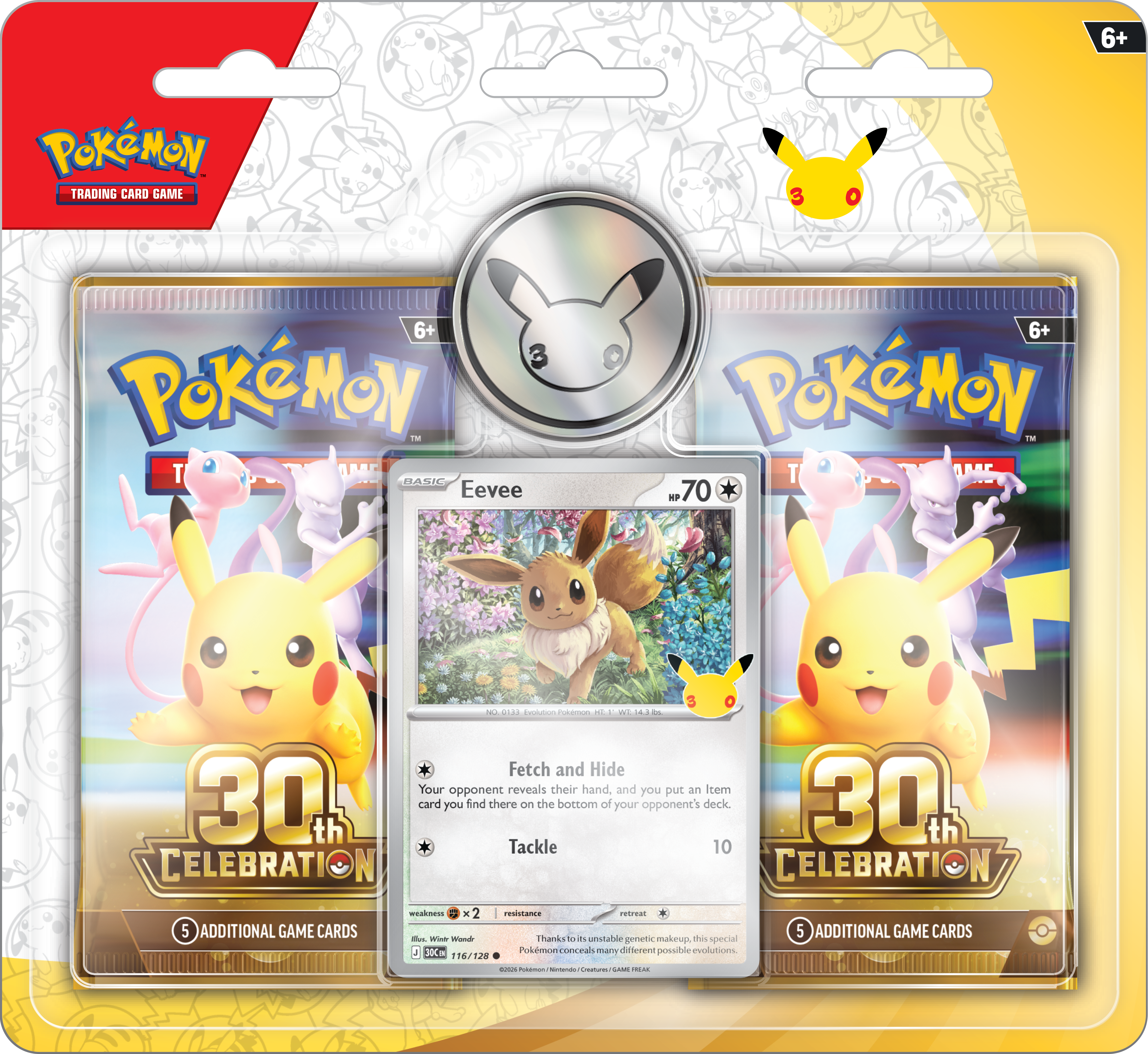 Pokémon 30th Celebration 2 Pack Blister