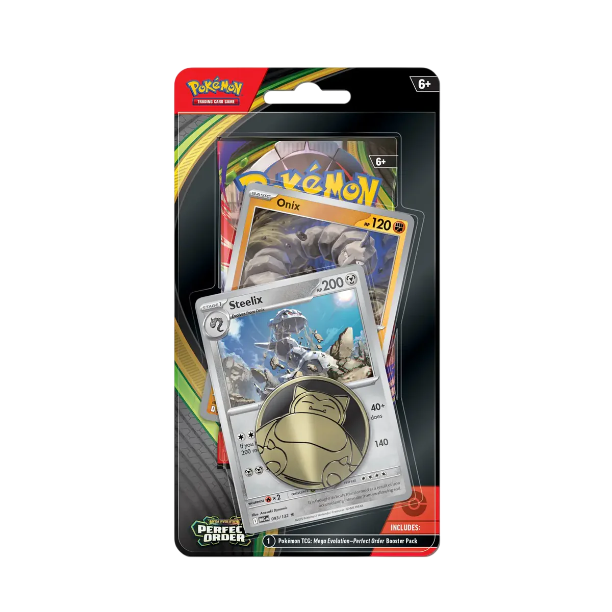 Pokémon Perfect Order - Premium Checklane Blister (Clawitzer, Steelix, Cinderace or Meganium)