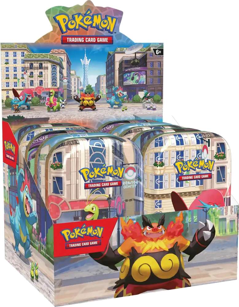 Pokémon Lumiose City Mini Tin Display