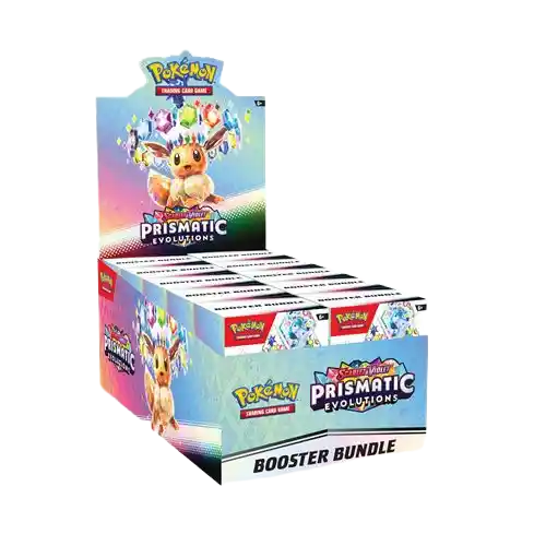 Prismatic Evolutions Booster Bundle Display | Beam Cards Shop Prismatic Evolutions Booster Bundle Display | Beam Cards Shop