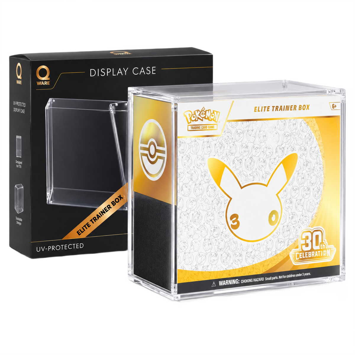 Elite Trainer Box Display Case Qware