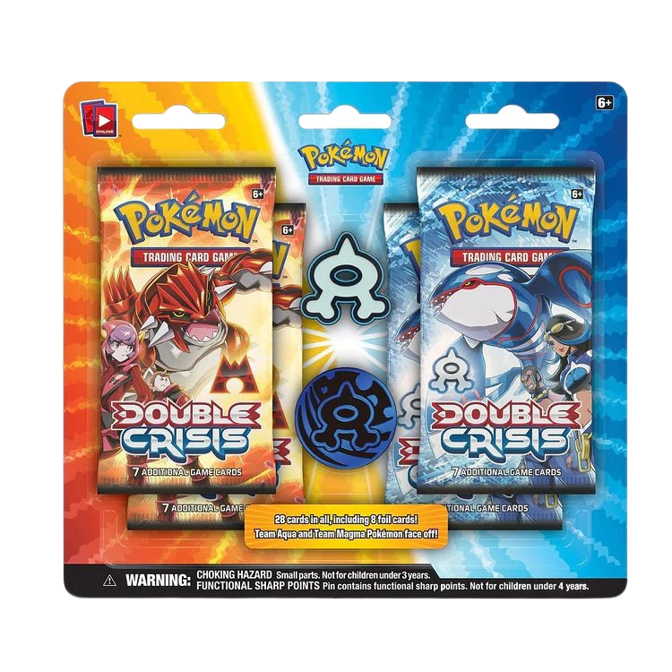 Pokémon XY Double Crisis Team Aqua 4 Pack Blister