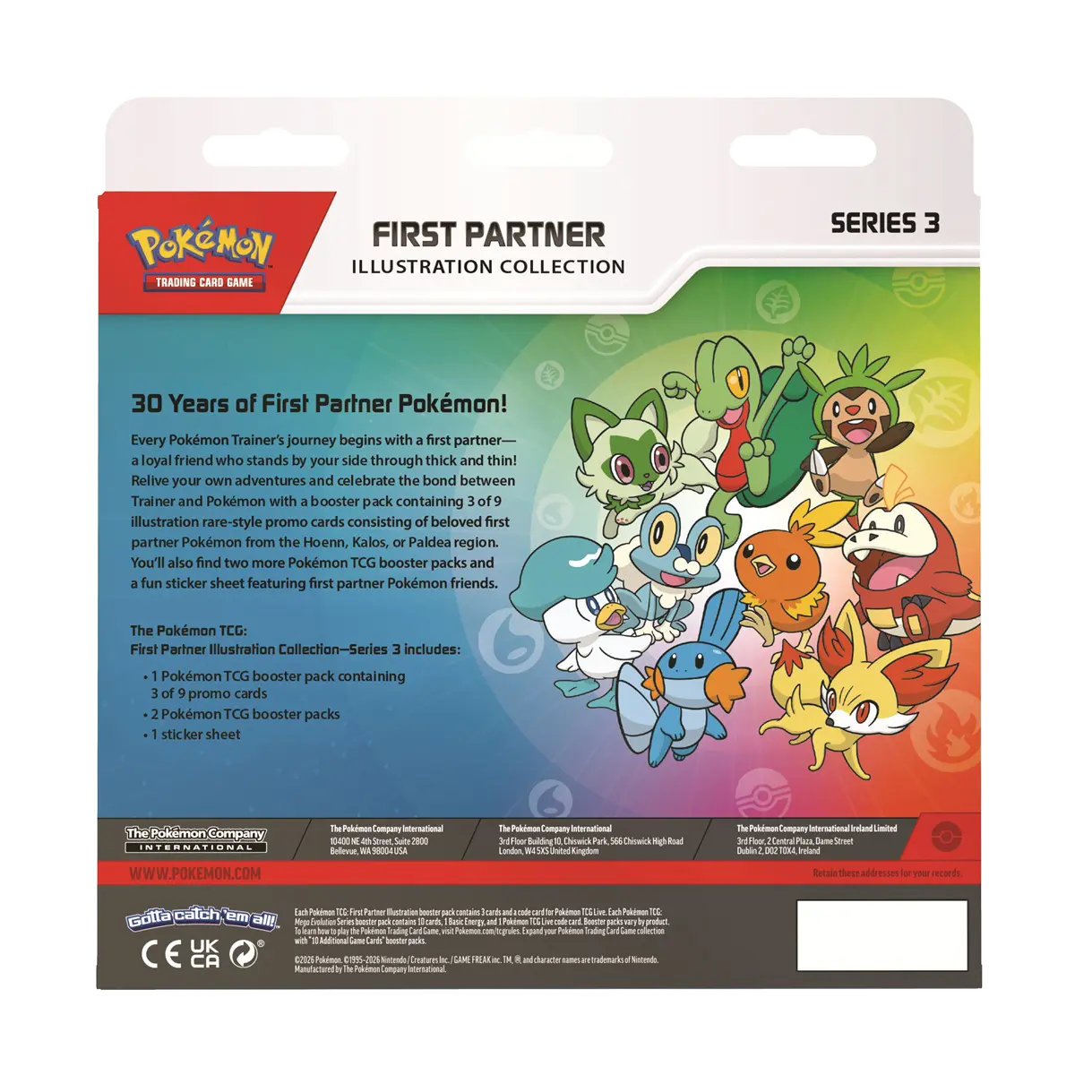 pokemon 3 card promo pack Pokémon First Partner Illustration Collection Series and Moltres—plus a handful Commander Deck Tech - Pack Art:Giratina/Garchomp mega symphonia