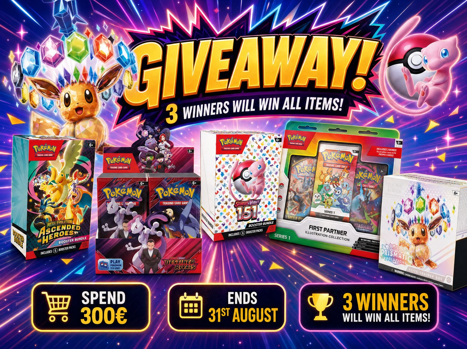 Pokémon Scarlet & Violet – 151 Booster Bundle