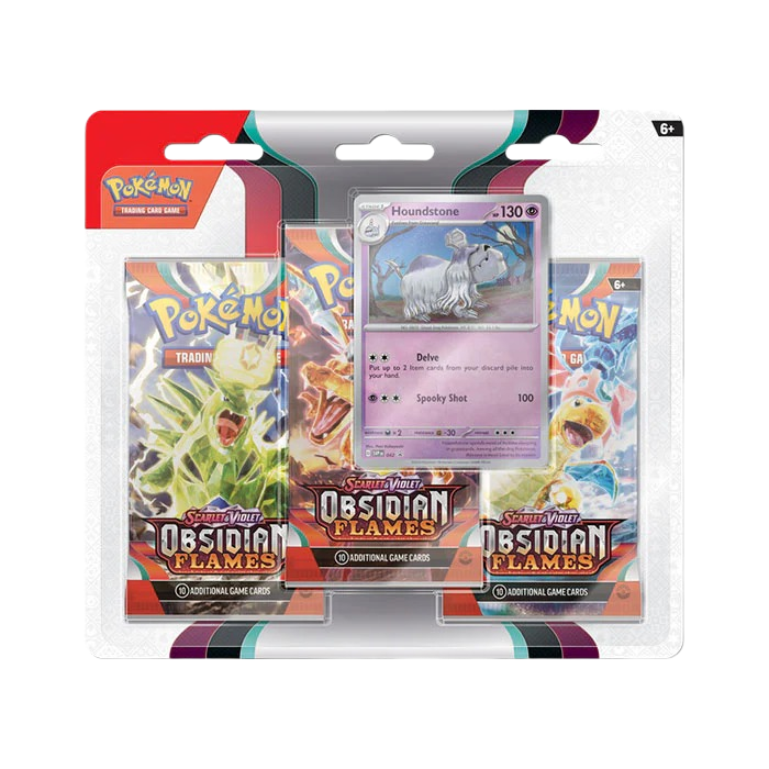 Obsidian Flames 3 Pack Blister Houndstone