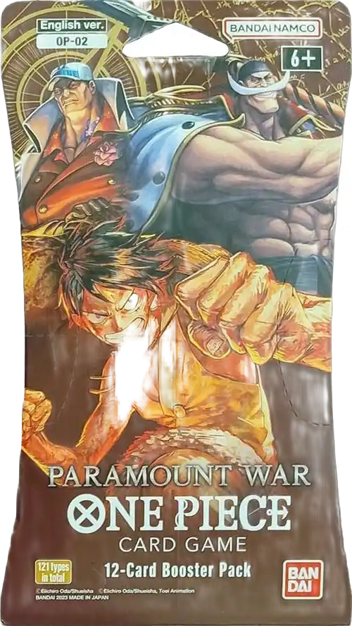 One Piece Paramount War Sleeved Booster Pack (OP‑02)