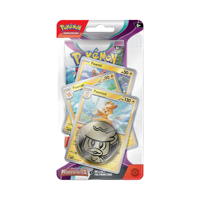Paldea Evolved Checklane Blister Pawmot