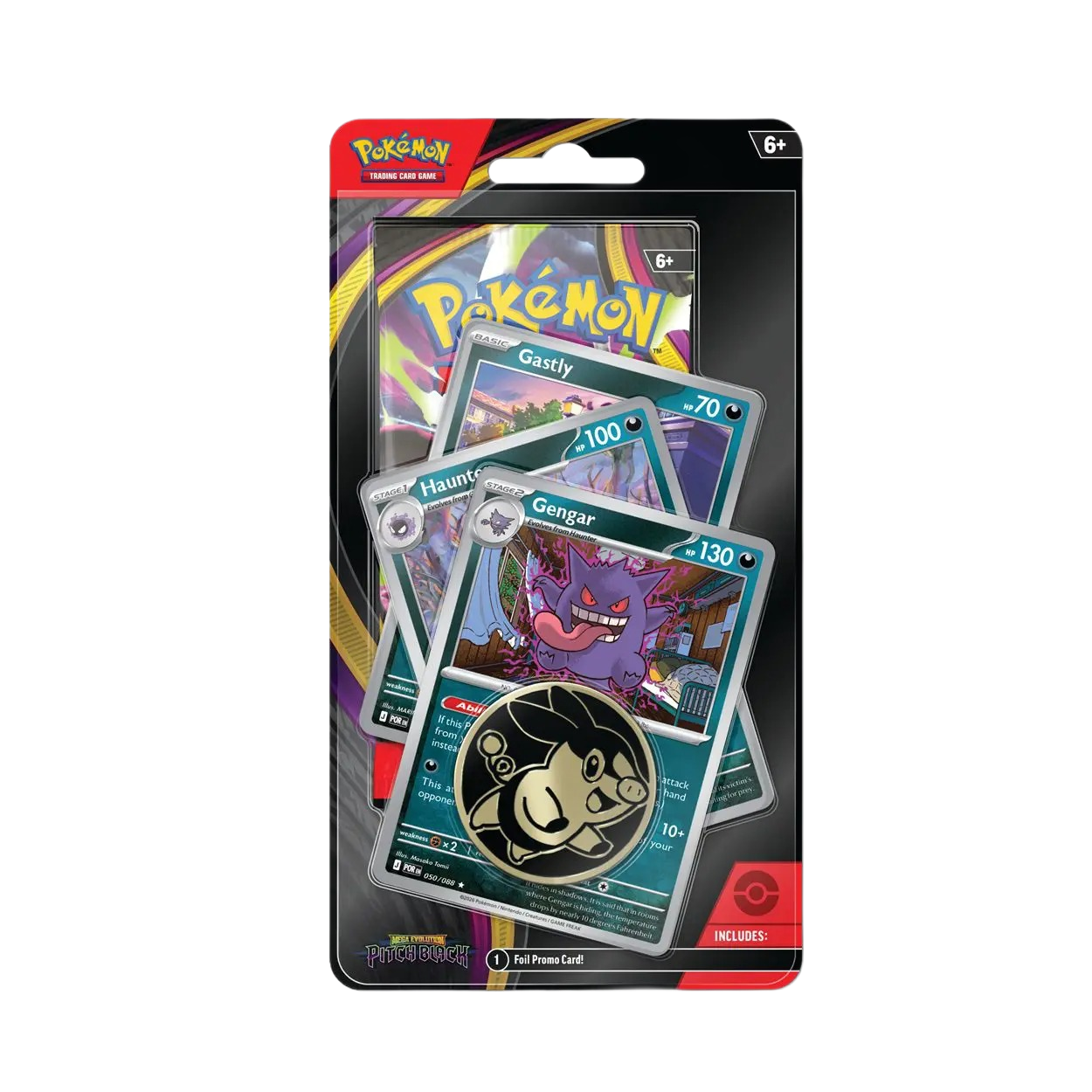 Pokémon Mega Evolutions Pitch Black Premium Checklane Blister Gengar